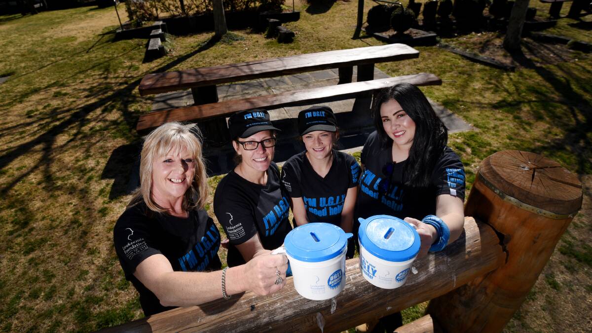 BENDY CHIPS IN: From left: Karen Liversage, Tracy Gray, Nikki Langbein and Mary Cannon will be rattling the charity buckets. Photo: Gareth Gardner 310817GGC02