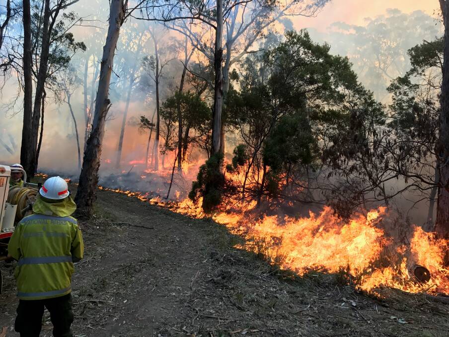 PREPARATION: National Parks and Wildlife hazard reductions burns ahead of the fire season. Photo: Supplied