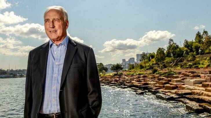 Former prime minister Paul Keating said the proposed Sydney Modern project was about "money, not art". Photo: Brendan Esposito