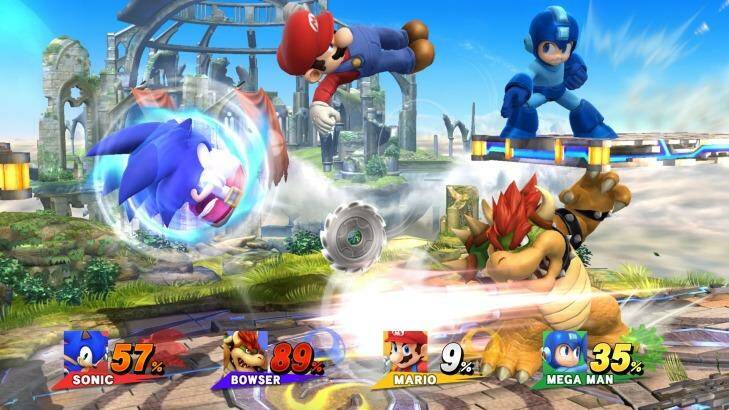 Mario and his Nintendo compatriots are joined by notable characters from elsewhere in the gaming universe, like Sonic and Mega Man.