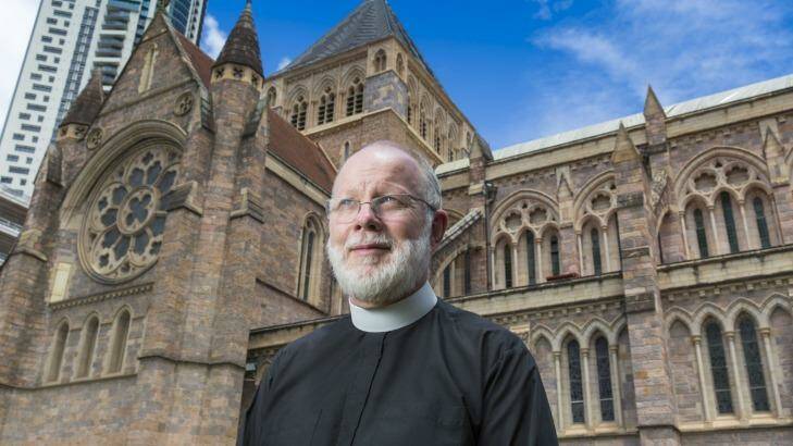 Sanctuary: The Anglican Dean of Brisbane, Dr Peter Catt. Photo: Glenn Hunt