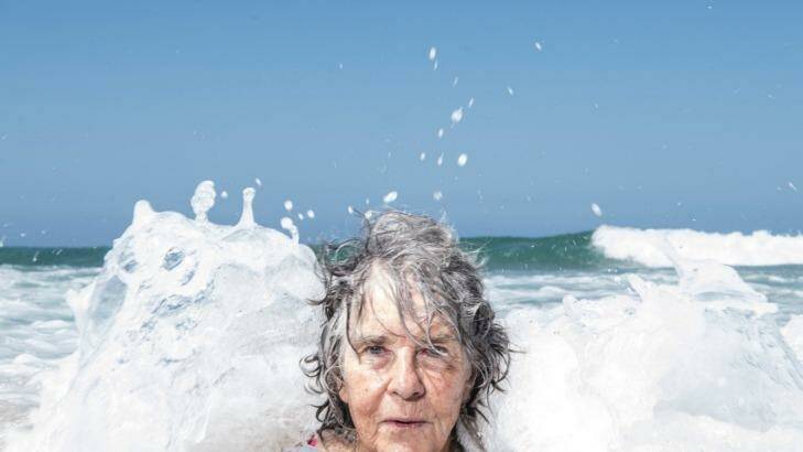 Sue Wiles, 76 from Wentworth Falls, says being in the water feels like home. Photo: NIC_WALKER