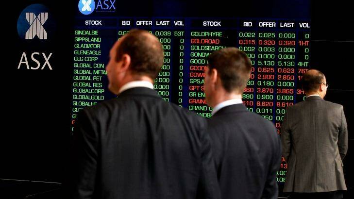 The sharp falls on the sharemarket followed a horror night on Wall Street. Photo: Ben Rushton