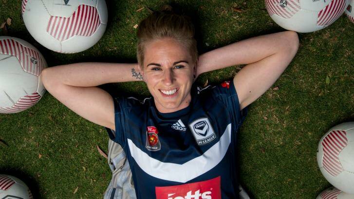 England's Natasha Dowie has been a shining light in a struggling Melbourne Victory side. Photo: Penny Stephens