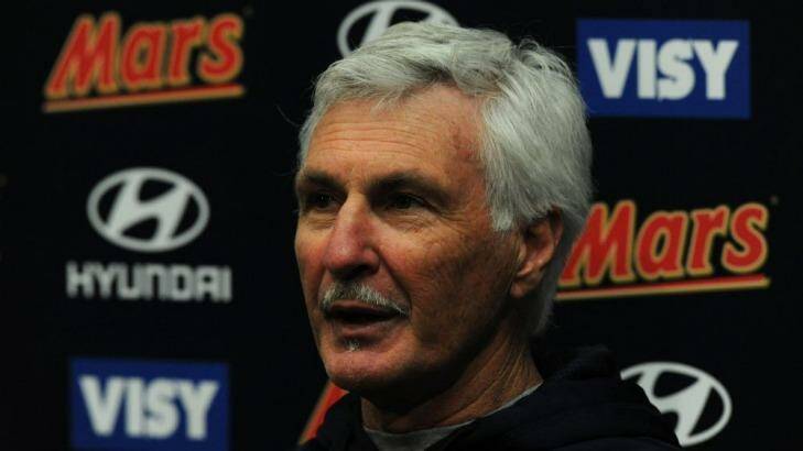 Mick Malthouse and many others are justifiably suspicious of the media and blame it for promoting cultish profiles. Photo: Mal Fairclough