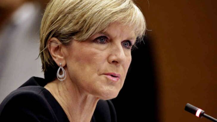 Julie Bishop said the government had ''consistently not supported one-sided resolutions targeting Israel''. Photo: Andrew Meares
