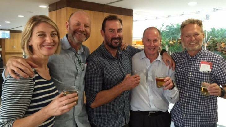 'You do not show any enjoyment factor': An ex-60 Minutes producer believes this was not a good look for the crew after their release from prison. Photo: Channel Nine