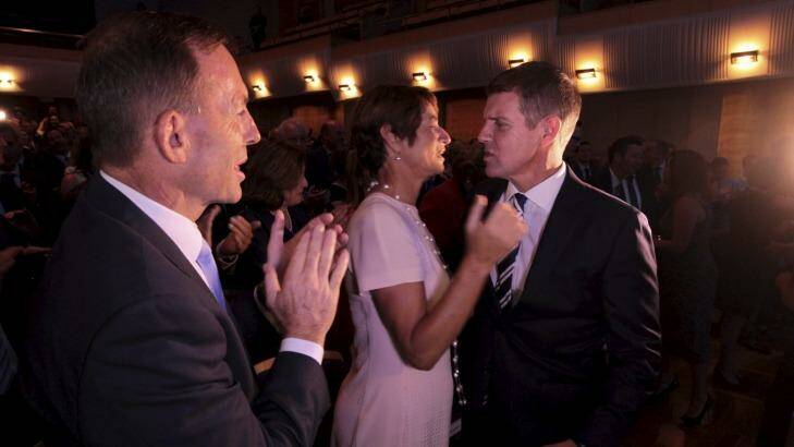 Prime Minister Tony Abbott and his wife were at the event. Photo: Dean Sewell
