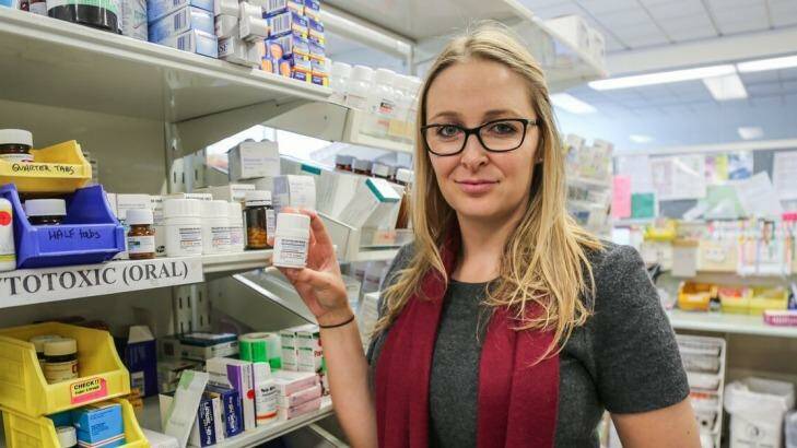 Dr Rose Cairns at the NSW Poisons Information Centre said patients can easily mistake their weekly methotrexate dose with one of their daily medications.  Photo: Supplied.