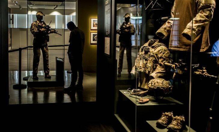 Special Operations Command (SOCOMD) has supported the Australian War memorial in the launch of the Special Forces exhibition "From the shadows"- more than 660 objects, including uniforms, equipment and gallantry awards from Australia??????s elite and secretive regiments.