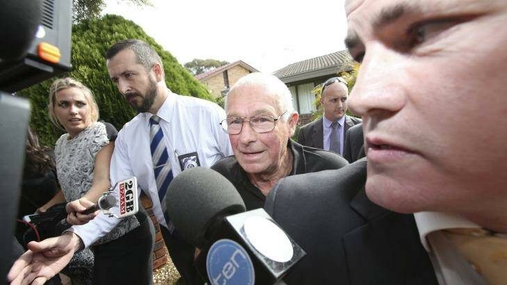 Roger Rogerson at the time of his arrest in May 2014.  Photo: Nick Moir