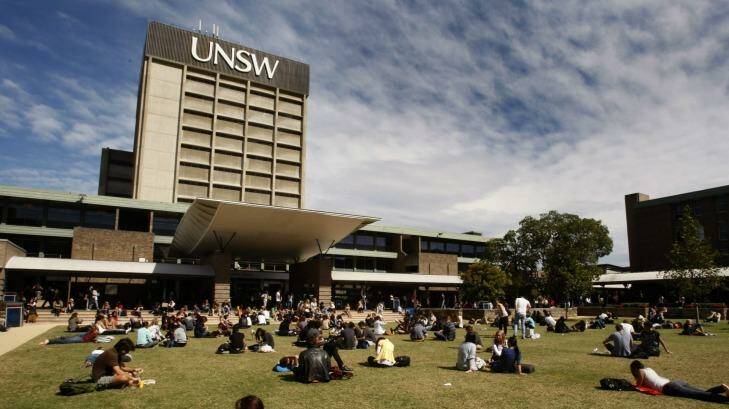 The University of NSW aims to be a top 50 university within 10 years. Photo: Louise Kennerley