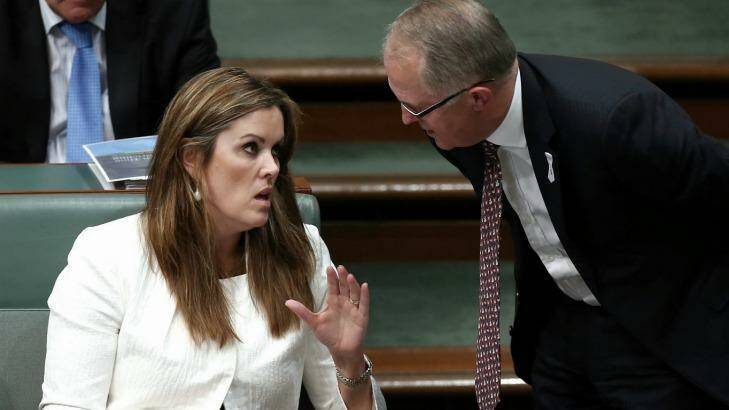 Peta Credlin was Malcolm Turnbull's chief of staff when he was Opposition Leader. Photo: Alex Ellinghausen