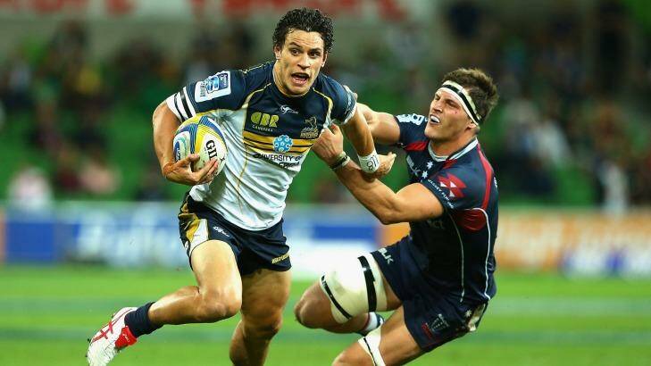 Brumbies flyhalf Matt Toomua will consider changing call plays against the Western Force on Friday night. Photo: Quinn Rooney