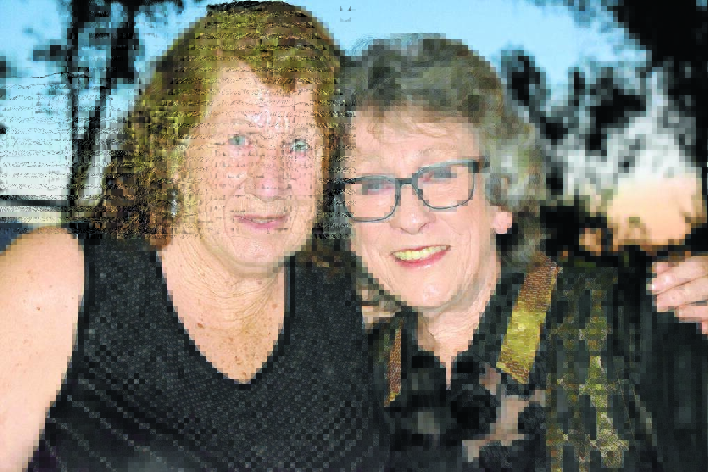 LEADING LADIES: Lorraine Pfitzner and Joy McKean.