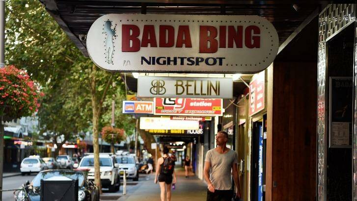 Forced to close for six months: Bada Bing. Photo: Kate Geraghty