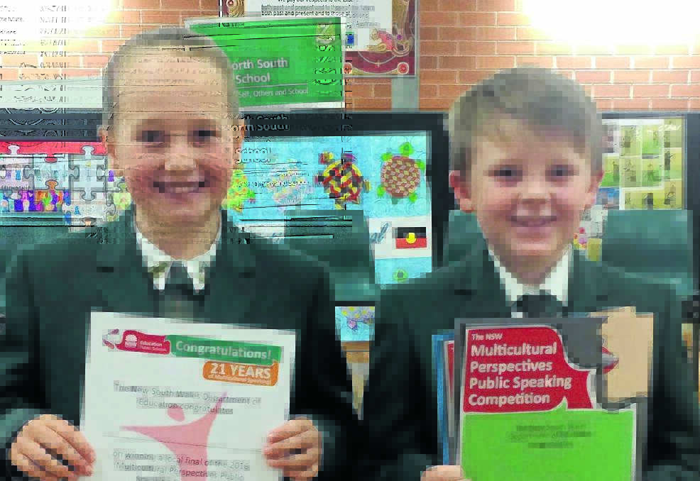 Katie Martin came second and Gus Sevil was highly commended in the recent Multicultural Perspective Public Speaking Competition.