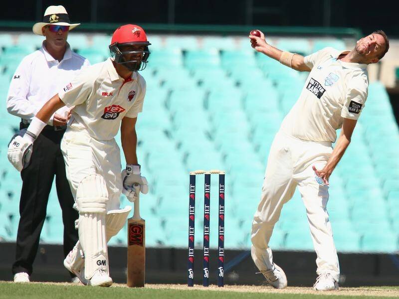 Trent Copeland has been the pick of NSW's bowlers in the Sheffield Shield match against SA.
