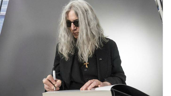 Patti Smith sets off at nine each morning to write in a cafe. Photo: Annie Leibovitz Studios