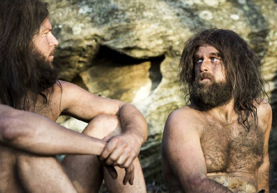 Cavemen: Christiann van Vuuren and Nick Boshier star in Soul Mates which debuts on ABC2 on October 23.