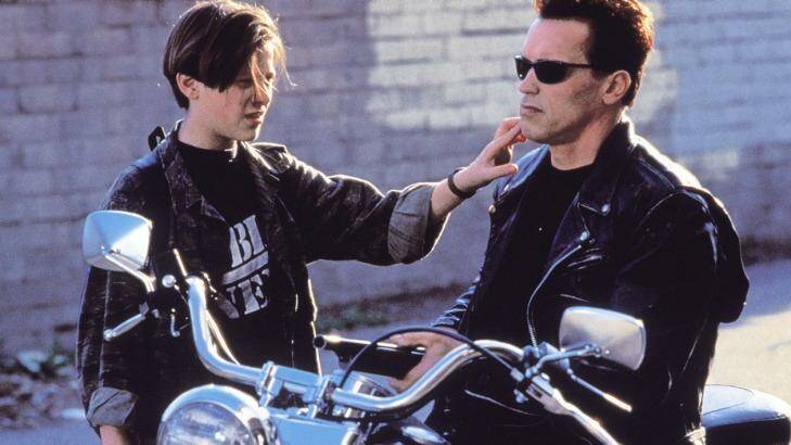 Ed Furlong and Arnold Schwarzenegger in Terminator 2: Judgement Day Photo: Publicity