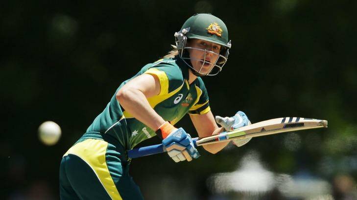 Better with the bat: Ellyse Perry's batting skils have improved markedly. Photo: Mark Metcalfe/ CA