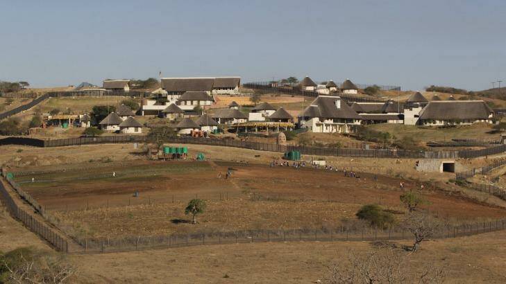 A general view of the Nkandla home of South African President Jacob Zuma in 2012.  Photo: Rogan Ward