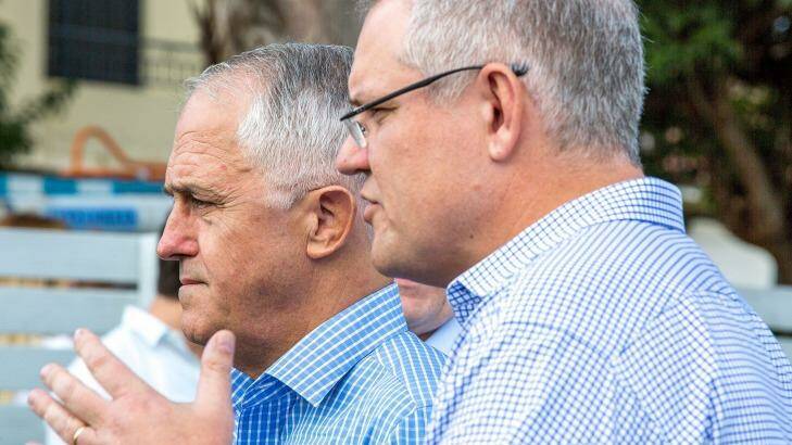 Prime Minister Malcolm Turnbull and Treasurer Scott Morrison. Photo: Michele Mossop