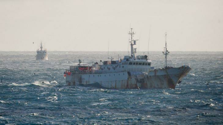 Blacklisted: The Yongding has operated under at least 11 different names and nine flags since 2001.   Photo: NZDF