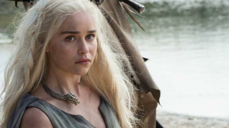 Emilia Clarke  as Daenerys Targaryen in <i>Game of Thrones</i> ... $US500,000 an episode. Photo: HBO