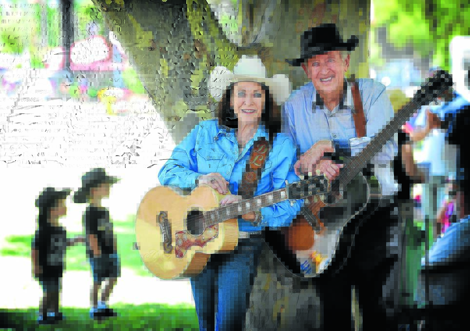 PART OF AUSSIE CULTURE: Dianne Lindsay and Peter Simpson are looking forward to the Best of the Bush concert tonight. Photo: Paul Mathews 180116PME05
