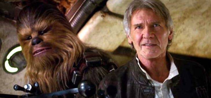 <i>Star Wars Episode VII: The Force Awakens</i>, which will see Han Solo and Chewbacca back in action, is generating buzz.  Photo: Lucasfilm