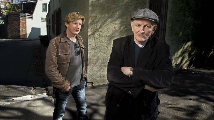 David Wenham, left, stars in Paul Cox's new film, which will have its world premier at the Melbourne International Film Festival. Photo: Simon O'Dwyer