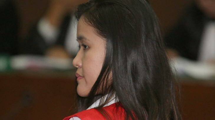 Jessica Wongso, who prosecutors allege poisoned her friend with a Vietnamese iced coffee.  Photo: Tatan Syuflana