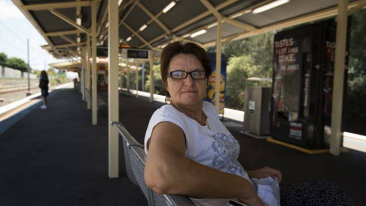 Zelkida Kucalovic said commuters were already frustrated about train services and would not want to lose their direct service. Photo: Kate Geraghty