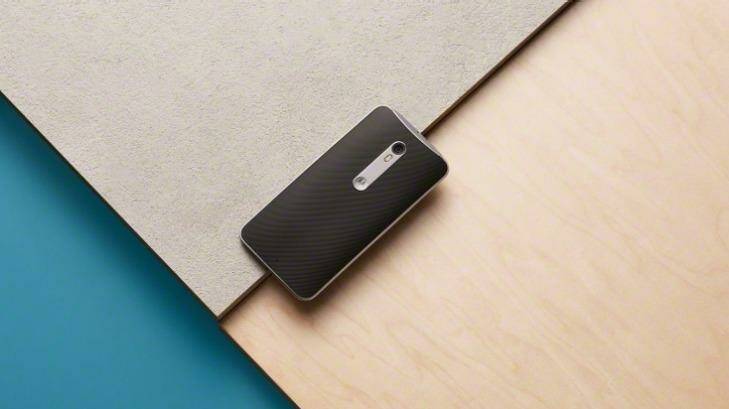If you don't want bamboo, you can also get the Moto X Style with a textured black back. Photo: Motorola