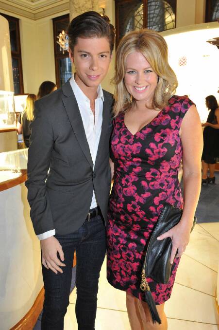Michael Pell and Samantha Armytage, InStyle Women of Style awards nominees cocktail party. Photo: Belinda Rolland photography