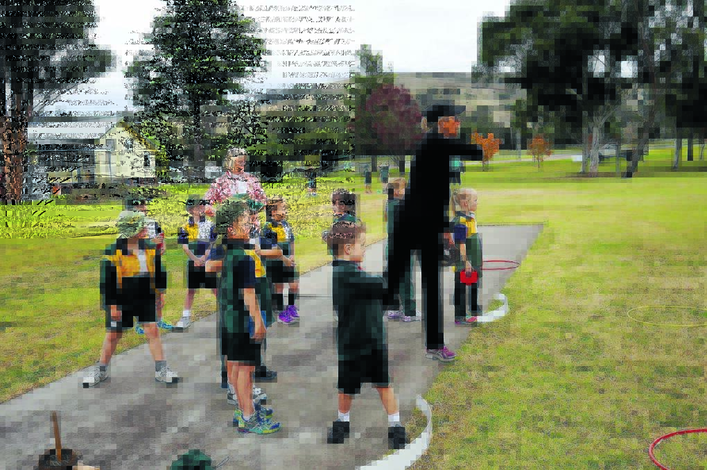 Willow Tree Public students improved their track and field skills with some special coaching.