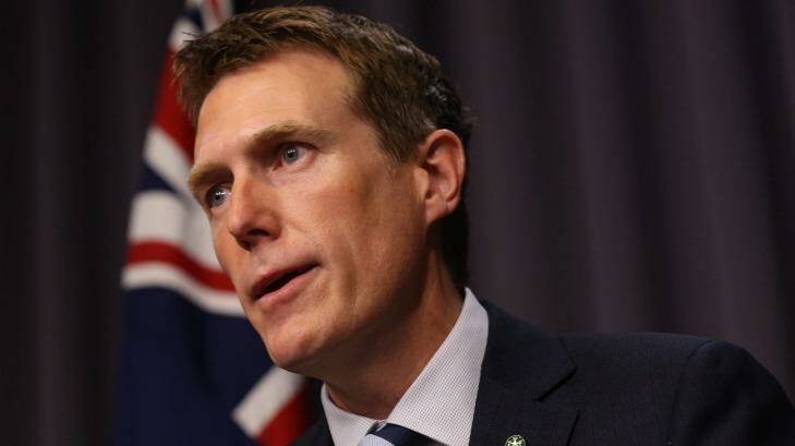 Social Services minister Christian Porter. Photo: Andrew Meares