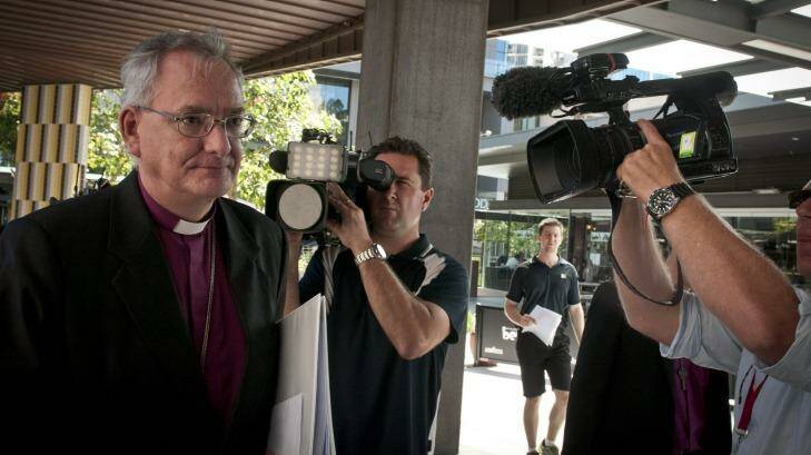 Philip Aspinall arrives at the royal commission.  Photo: Robert Shakespeare