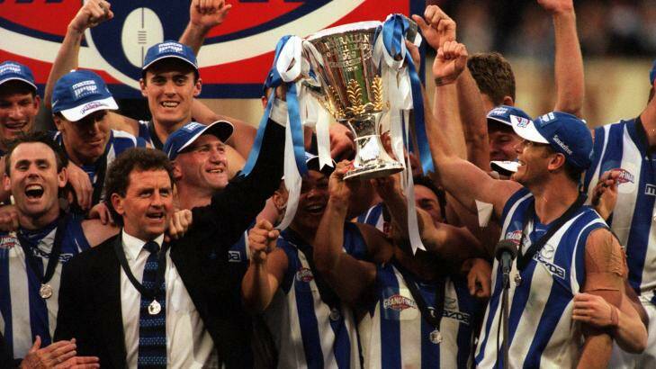 1999: North Melbourne won the 1999 premiership over Carlton.