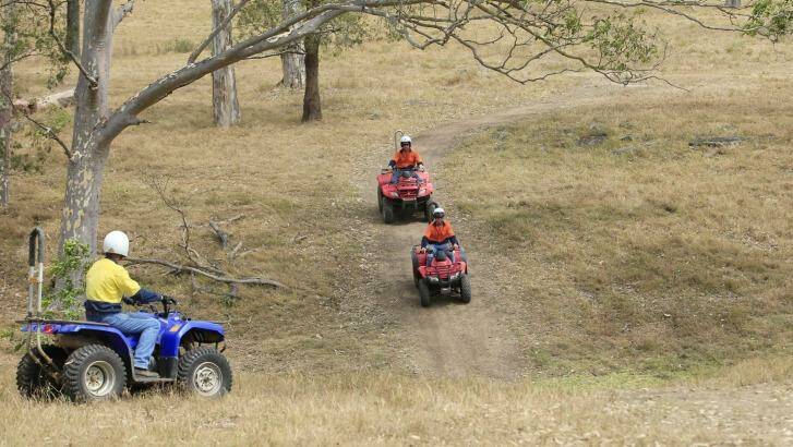 A coroner found in 2015 that most quad bike deaths were caused by roll overs on unstable terrain. Photo: Peter Stoop