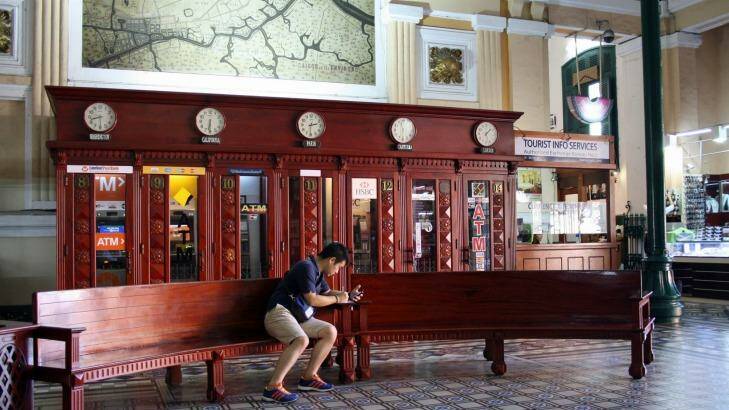 Old world charm of the Ho Chi Minh City post office. Photo: Brian Johnston