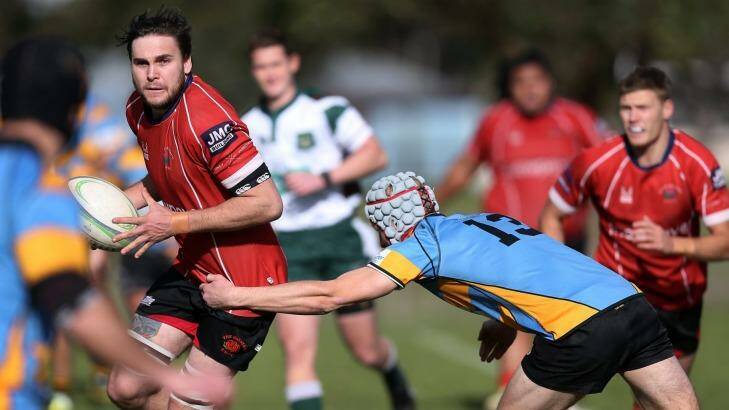 Dylan Heins, left, was a promising rugby union player.  Photo: Marina Neil