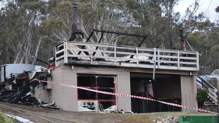 A house in Anglers Reach which was destroyed by a fire that claimed the life of a four-year-old boy. Photo: Nathan Thompson, Cooma-Monaro Express