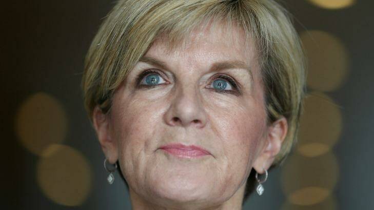 Foreign Minister Julie Bishop has until now kept her personal views on gay marriage closely guarded.  Photo: Alex Ellinghausen