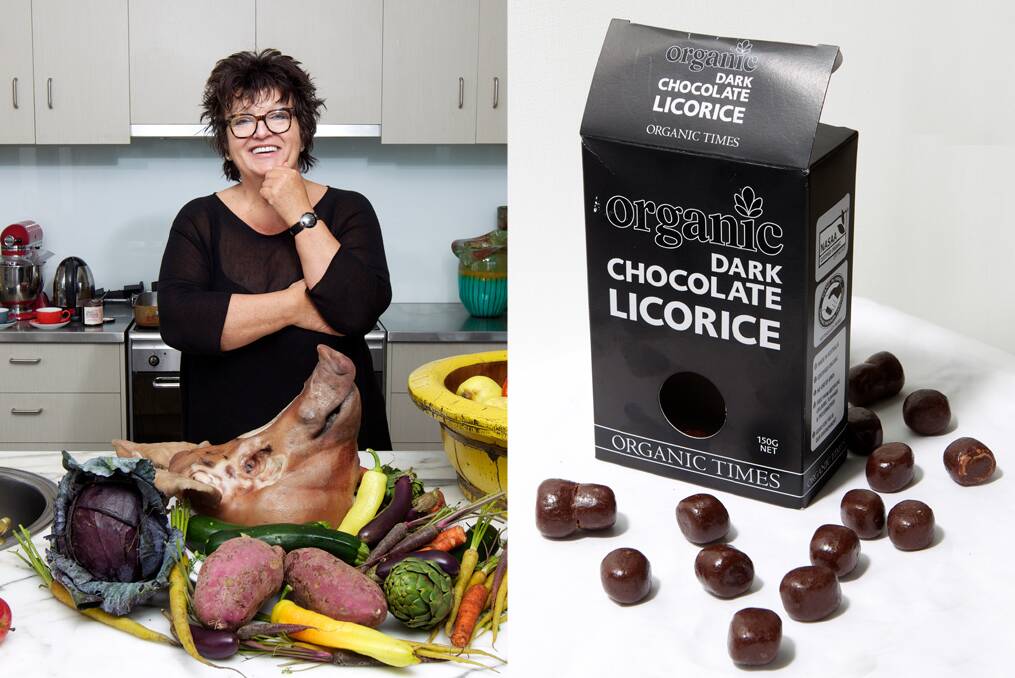 Alla Wolf-Tasker of Daylesford's The Lake House says her secret indulgence is: 'Virtually anything liquorice or aniseed covered with chocolate. Choc aniseed rings will do. But organic dark chocolate liquorice from Organic Times reduces the guilt for really no good reason.' Photo: Simon O'Dwyer