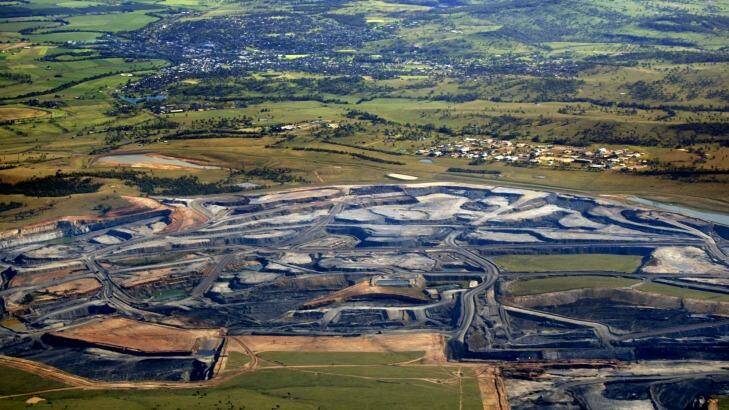 Ugly: Mount Arthur North Mine with Muswellbrook in background in the Hunter Valley. Photo: Glen McCurtayne