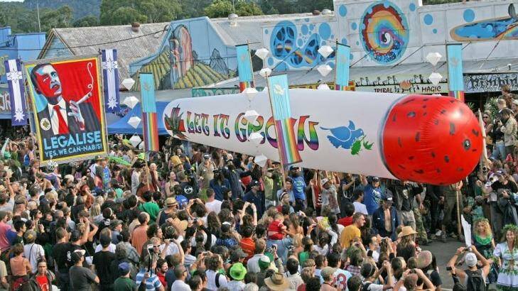 The Big Joint in all its glory in Nimbin.