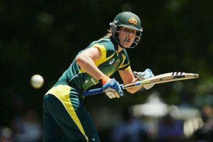 Better with the bat: Ellyse Perry's batting skils have improved markedly. Photo: Mark Metcalfe/ CA